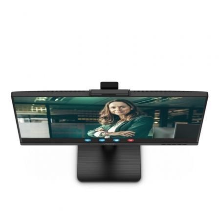 Monitor profesional aoc 24p3qw 23.8/ full hd/ webcam/ multimedia/ regulable en altura/ negro - Imagen 8