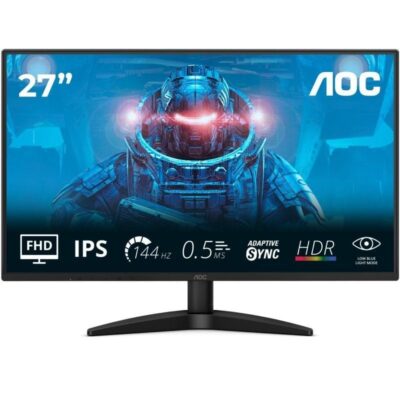 Monitor gaming aoc 27b36x 27/ full hd/ 0.5ms/ 144hz/ ips/ negro