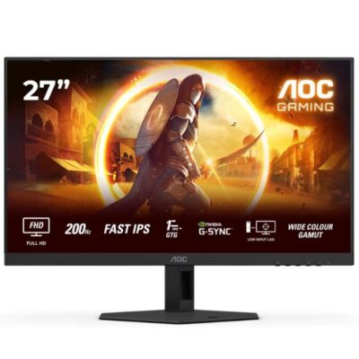 Monitor gaming aoc 27g4hre 27/ full hd/ 1ms/ 200hz/ ips/ multimedia/ negro