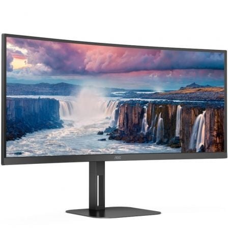Monitor profesional ultrapanorámico curvo aoc cu34v5c/bk 34/ wqhd/ multimedia/ negro - Imagen 8