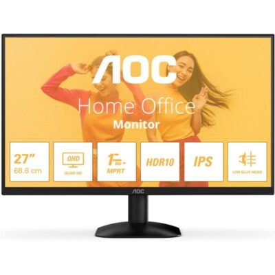 Monitor profesional aoc q27b35e 27/ qhd/ negro