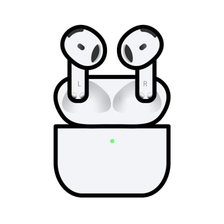 Auriculares bluetooth apple airpods 5/ estuche de carga inalambrica - Imagen 2