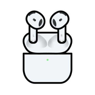 Auriculares bluetooth apple airpods 5/ estuche de carga inalambrica