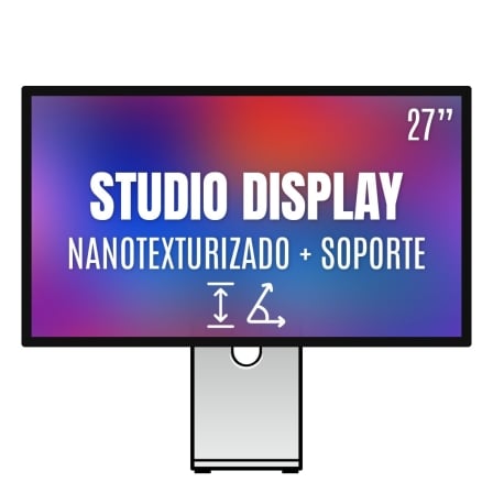 Apple studio display 27/ cristal nano texturizado/ soporte - Imagen 2