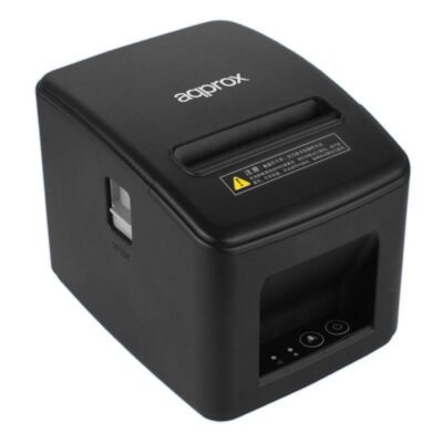 Impresora de tickets approx apppos80am-usb/ térmica/ ancho papel 80mm/ usb-rj11/ negra
