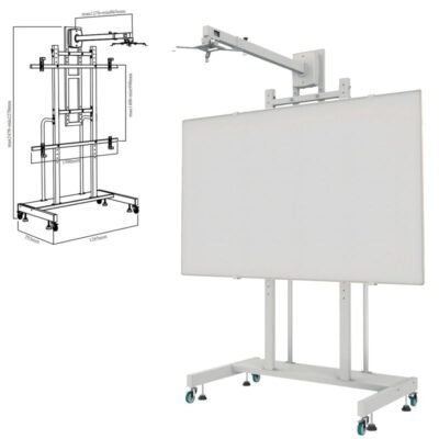 Soporte para pizarra interactiva approx appibstd/ 80-120