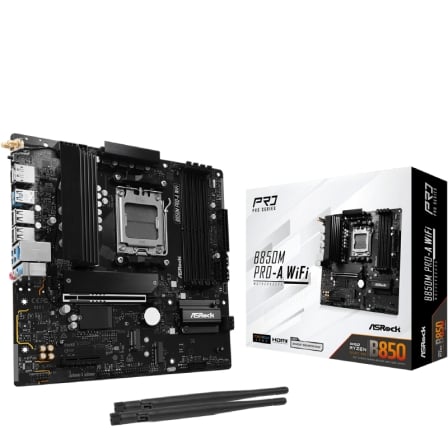 Placa base asrock b850m pro-a wifi/ ddr5/ pcie 5.0/ socket - Imagen 6