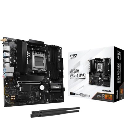 Placa base asrock b850m pro-a wifi/ ddr5/ pcie 5.0/ socket am5/ micro atx