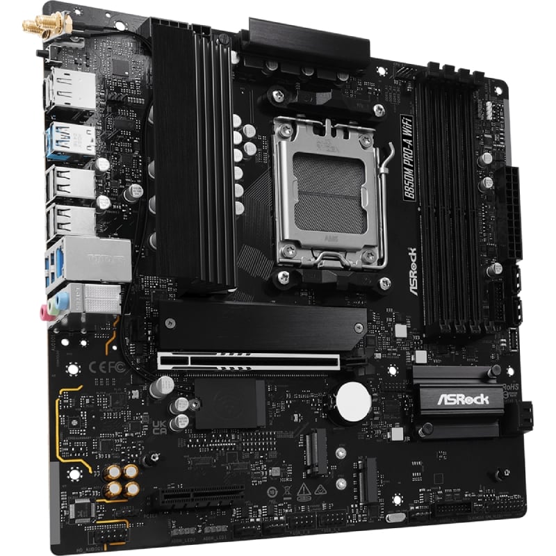Placa base asrock b850m pro-a wifi/ ddr5/ pcie 5.0/ socket - Imagen 3