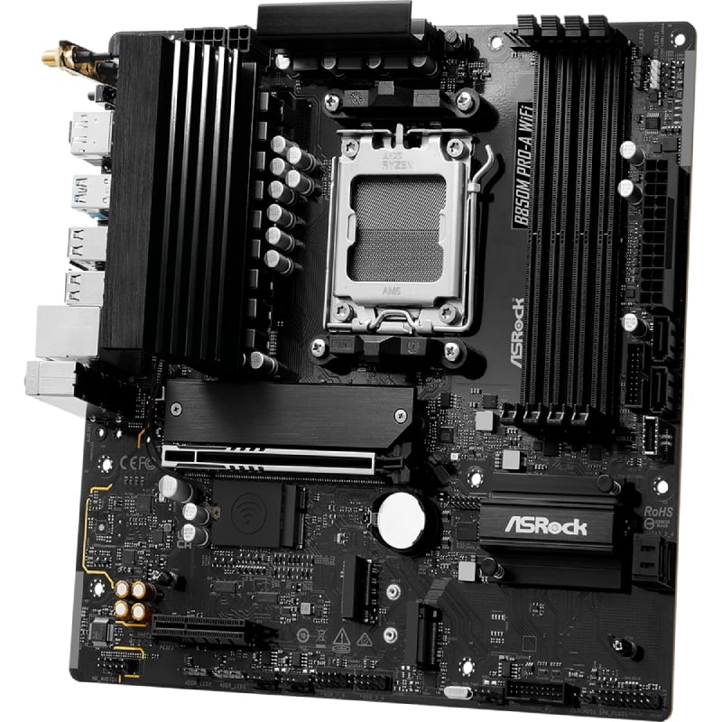 Placa base asrock b850m pro-a wifi/ ddr5/ pcie 5.0/ socket - Imagen 4