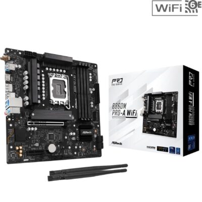 Placa base asrock b860m pro-a wifi socket 1851/ ddr5/ pcie 5.0/ micro atx