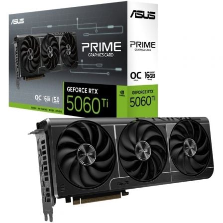 Tarjeta gráfica asus prime geforce rtx 5060 ti oc edition/ 16gb gddr7 - Imagen 6