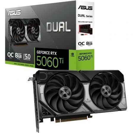 Tarjeta gráfica asus dual geforce rtx 5060 ti oc/ 8gb gddr7 - Imagen 6