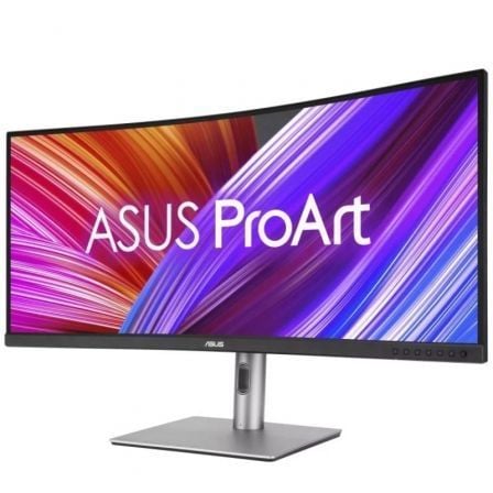 Monitor profesional asus proart display pa34vcnv 34/ uwqhd/ multimedia/ regulable en altura/ negro y plata - Imagen 8