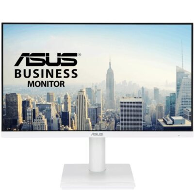Monitor profesional asus va249qgs-w 23.8/ full hd/ multimedia/ regulable en altura/ blanco