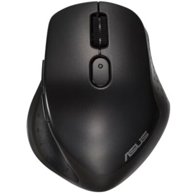 Ratón inalámbrico asus mw203 silencioso/ hasta 2400 dpi/ negro