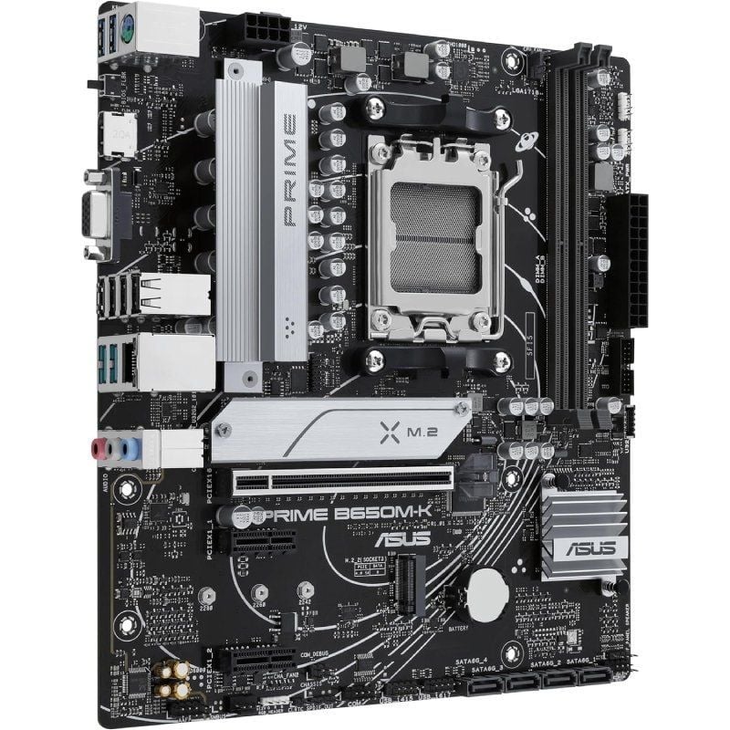 Placa base asus prime b650m-k/ socket am5/ ddr5/ pcie 5.0/ micro atx - Imagen 3