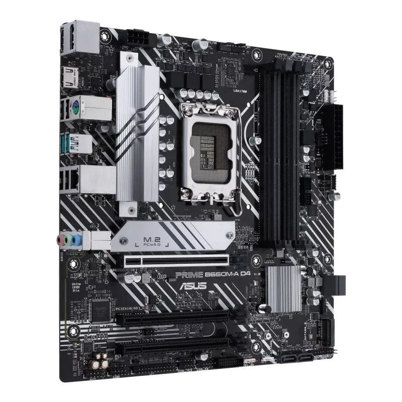 Placa base asus prime b660m-a d4-csm/ socket 1700/ ddr4/ pcie 4.0/ micro atx - Imagen 3