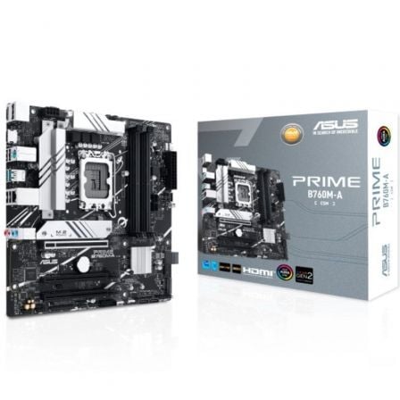 Placa base asus prime b760m-a-csm socket 1700/ ddr5/ pcie 4.0/ micro atx - Imagen 6