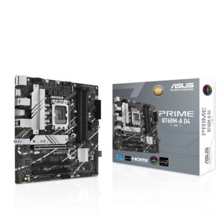 Placa base asus prime b760m-a d4-csm/ socket 1700/ ddr4/ pcie 4.0/ micro atx - Imagen 5