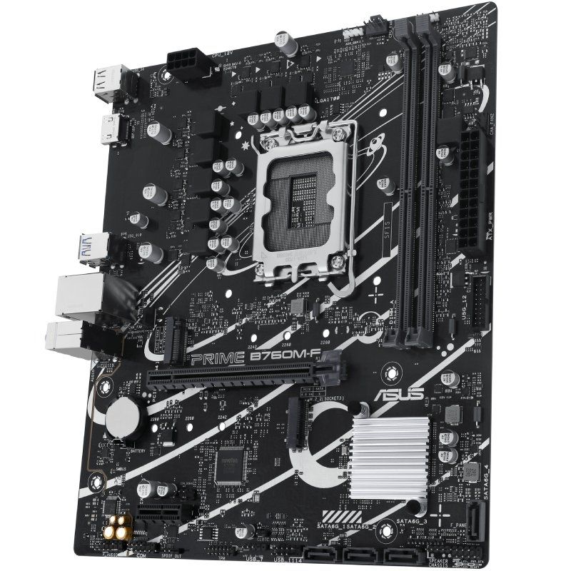 Placa base asus prime b760m-f socket 1700/ ddr5/ pcie 4.0/ micro atx - Imagen 4