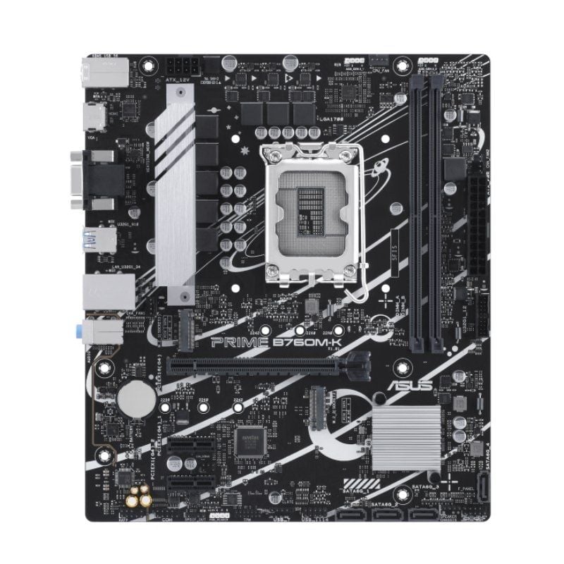 Placa base asus prime b760m-k socket 1700/ ddr5/ pcie 4.0/ micro atx - Imagen 2