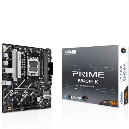 Placa base asus prime b840m-k socket am5/ ddr5/ pcie 4.0/ micro atx - Imagen 6