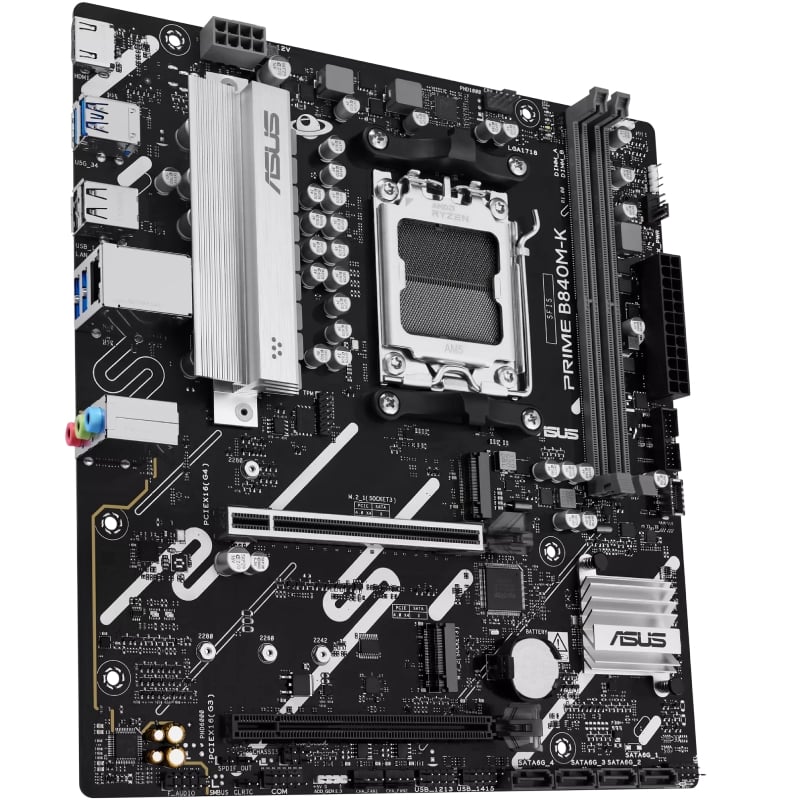 Placa base asus prime b840m-k socket am5/ ddr5/ pcie 4.0/ micro atx - Imagen 3