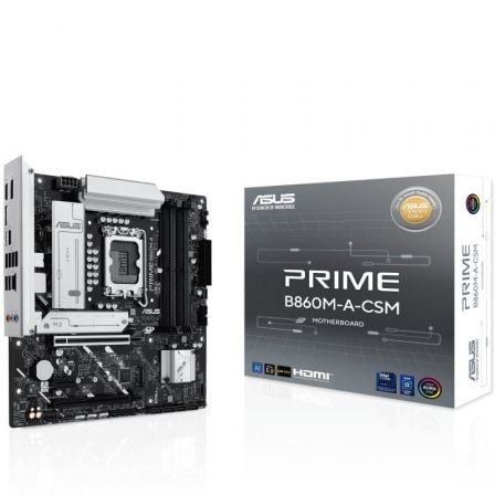 Placa base asus prime b860m-a csm socket 1851/ ddr5/ pcie 5.0/ micro atx - Imagen 6
