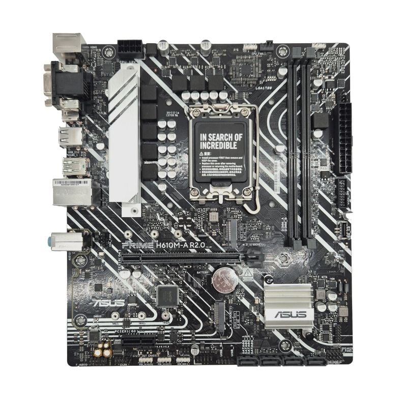 Placa base asus prime h610m-a r2.0/ socket 1700/ ddr5/ pcie 4.0/ micro atx - Imagen 2