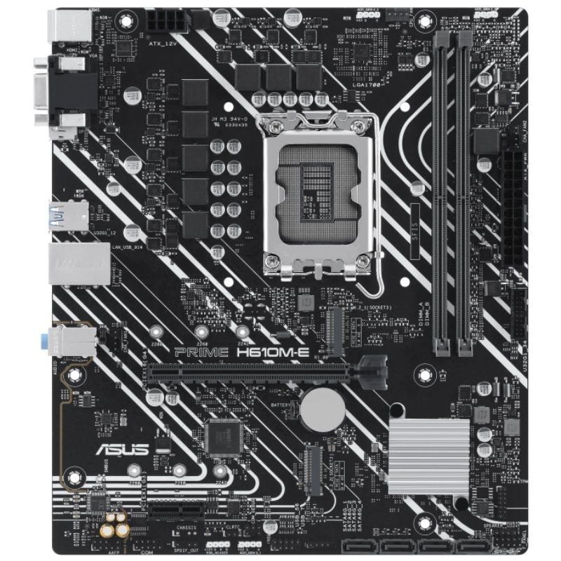 Placa base asus prime h610m-e-csm/ socket 1700/ ddr5/ pcie 4.0/ micro atx - Imagen 2