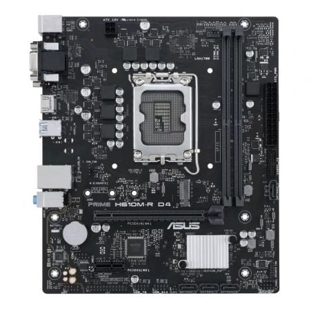 Placa base asus prime h610m-r d4 socket 1700/ ddr4/ pcie 4.0/ micro atx/ bulk - Imagen 4
