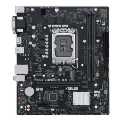 Placa base asus prime h610m-r d4 socket 1700/ ddr4/ pcie 4.0/ micro atx/ bulk
