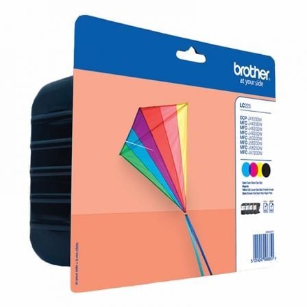 Cartucho de tinta original brother lc-223valbp multipack/ cian/ magenta/ amarillo/ negro - Imagen 2