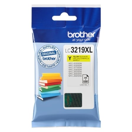 Cartucho de tinta original brother lc-3219y xl alta capacidad/ amarillo - Imagen 2