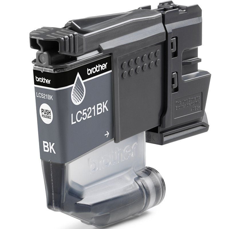Cartucho de tinta original brother lc521bk/ negro - Imagen 2