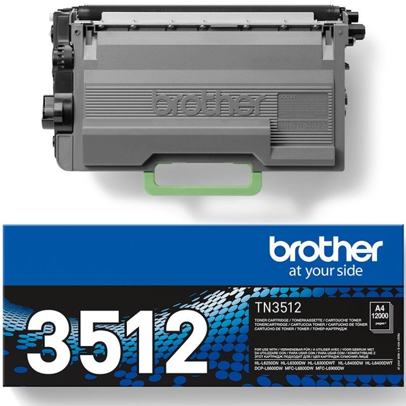 Tóner original brother tn-3512/ negro - Imagen 3