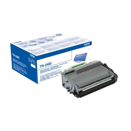 Tóner original brother tn-3480 alta capacidad/ negro - Imagen 2