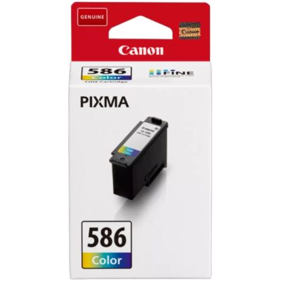 Cartucho de tinta original canon cl-586/ tricolor