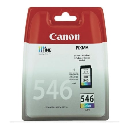 Cartucho de tinta original canon cl-546/ tricolor - Imagen 2