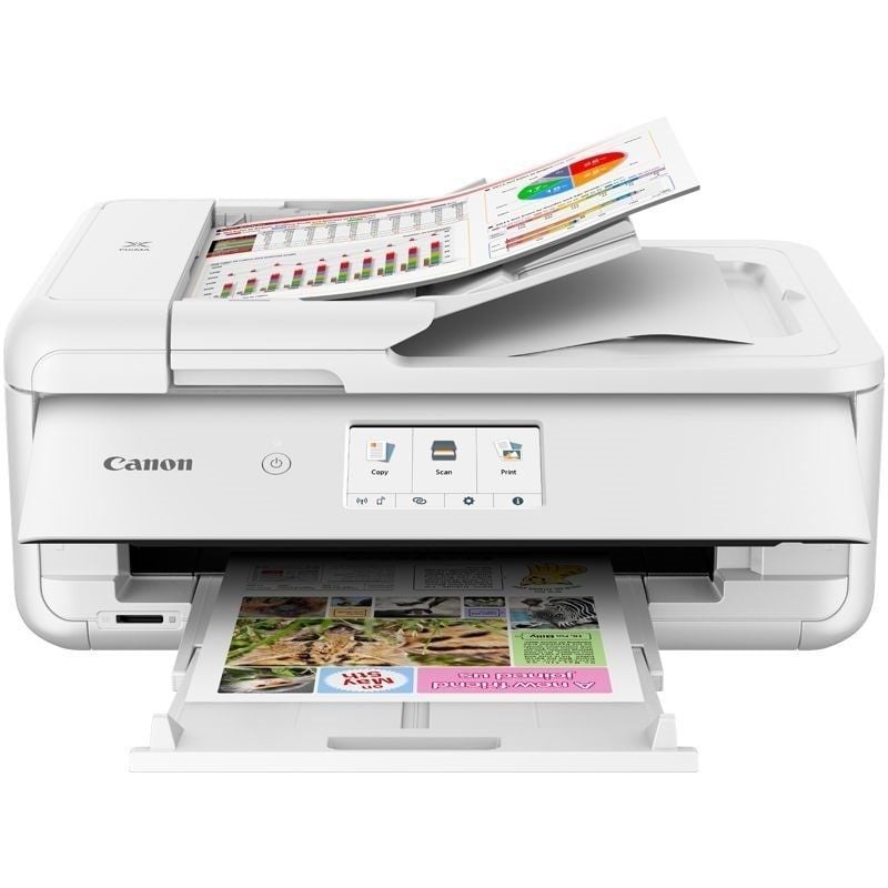 Multifunción a3 canon pixma ts9551ca wifi/ dúplex/ blanca - Imagen 2