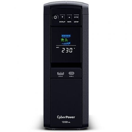 Sai línea interactiva cyberpower cp1350epfclcd/ 1350va-810w/ 6 salidas/ formato torre - Imagen 5