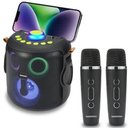 Altavoz con bluetooth daewoo karaoke dw3008/ 15w/ 1.0 - Imagen 5
