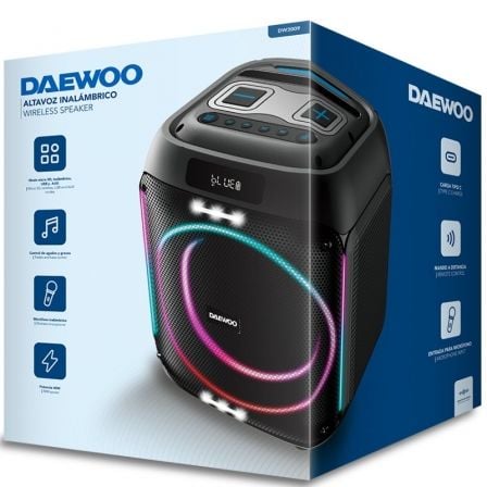 Altavoz con bluetooth daewoo party speaker dw3009/ 40w/ 2.1 - Imagen 4