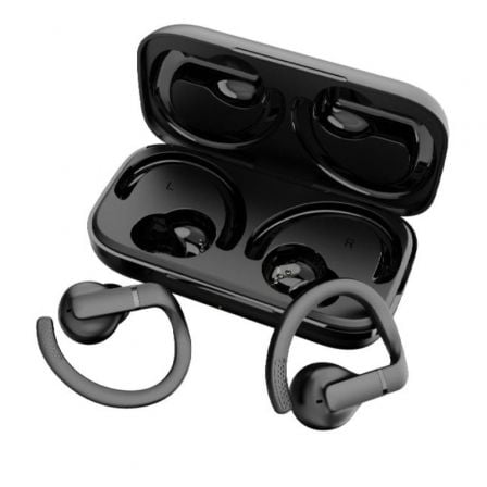 Auriculares deportivos bluetooth daewoo dw2003 con estuche de carga/ autonomía 8h/ negros - Imagen 5