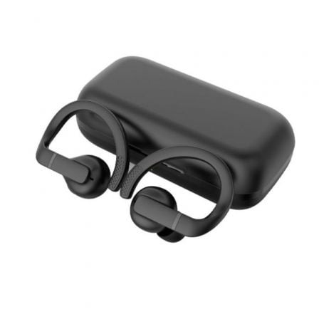 Auriculares deportivos bluetooth daewoo dw2003 con estuche de carga/ autonomía 8h/ negros - Imagen 7