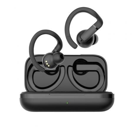 Auriculares deportivos bluetooth daewoo dw2003 con estuche de carga/ autonomía 8h/ negros - Imagen 8
