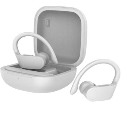Auriculares deportivos bluetooth daewoo dw2023 con estuche de carga/ autonomía 5h/ blancos