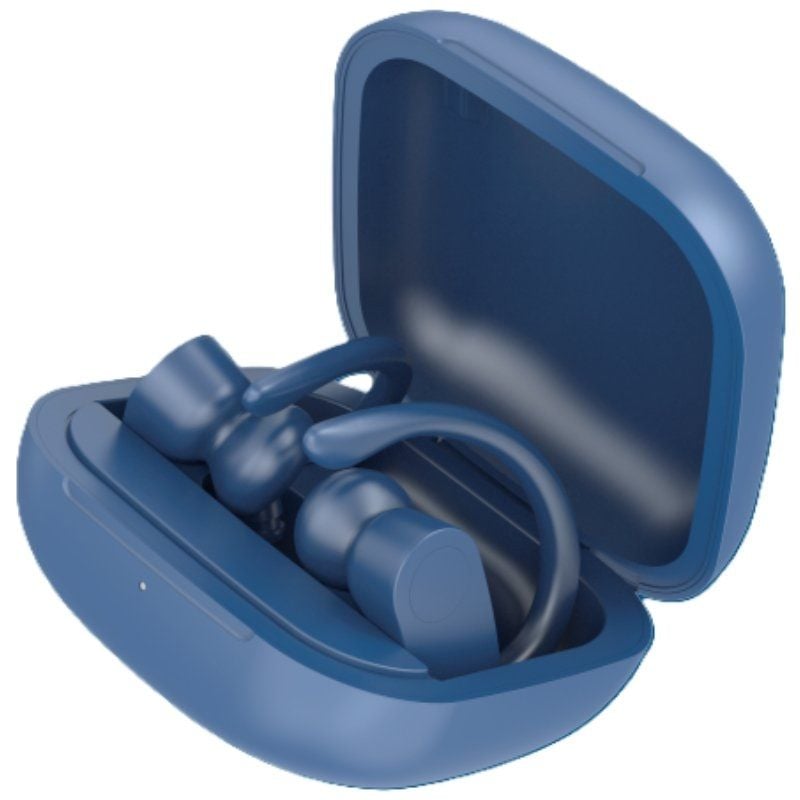 Auriculares deportivos bluetooth daewoo dw2024 con estuche de carga/ autonomía 5h/ azules - Imagen 2