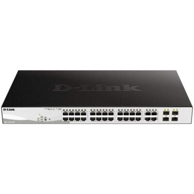 Switch gestionable d-link dgs-1210-24p 24 puertos/ rj-45 10/100/1000/ poe/ sfp